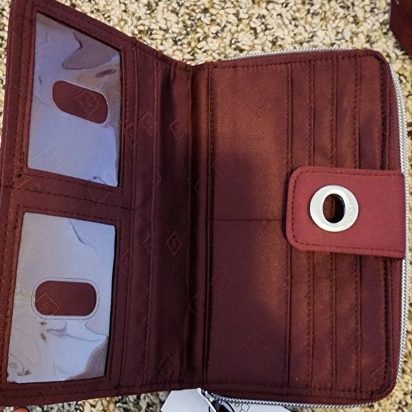 Vera Bradley RFID Turnlock Wallet & Ultimate Card Case in Performance Twill - Picture 6 of 16